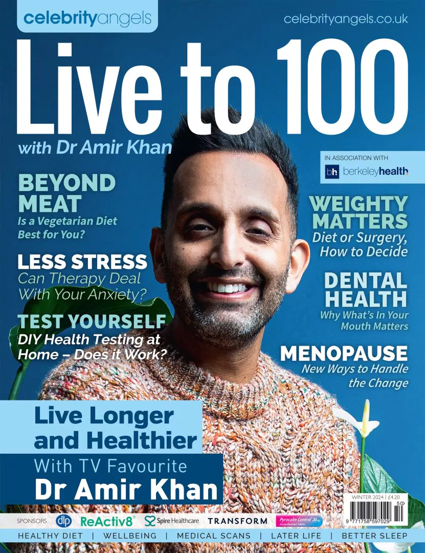 Live to 100 Dr Amir Khan featuring Lyphe Clinic medical Cannabis for chronic pain